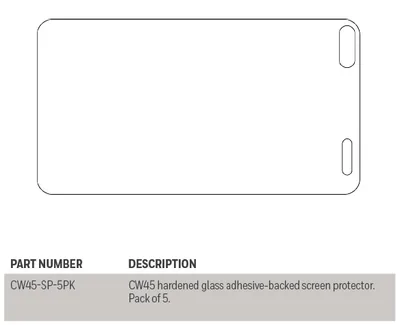 Honeywell CW45 Screen Protector